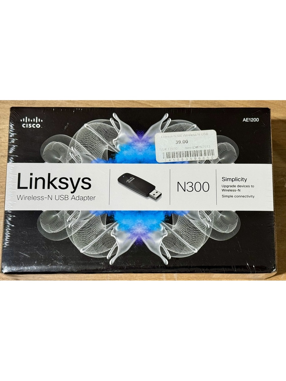 Linksys AE1200 N300 Wireless-N USB WiFi Adapter Dongle for PC/Laptop